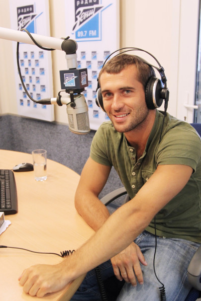 Александр Кержаков на радио Зенит