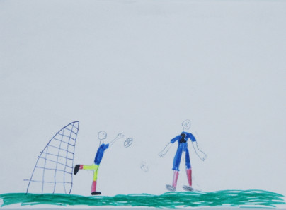 Дети поздравили Радека Ширла и Николаса Ломбертса