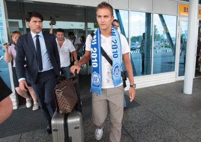 Приезд нового итальянского футболиста Доменико Кришито