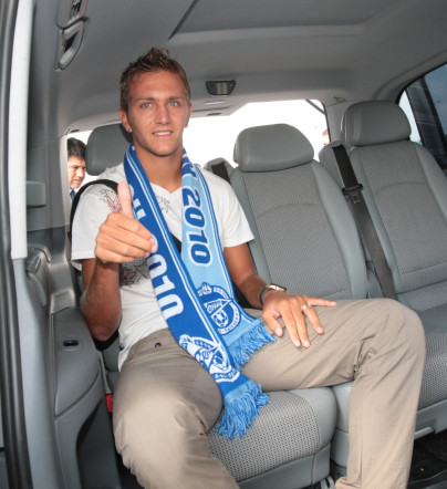 Приезд нового итальянского футболиста Доменико Кришито