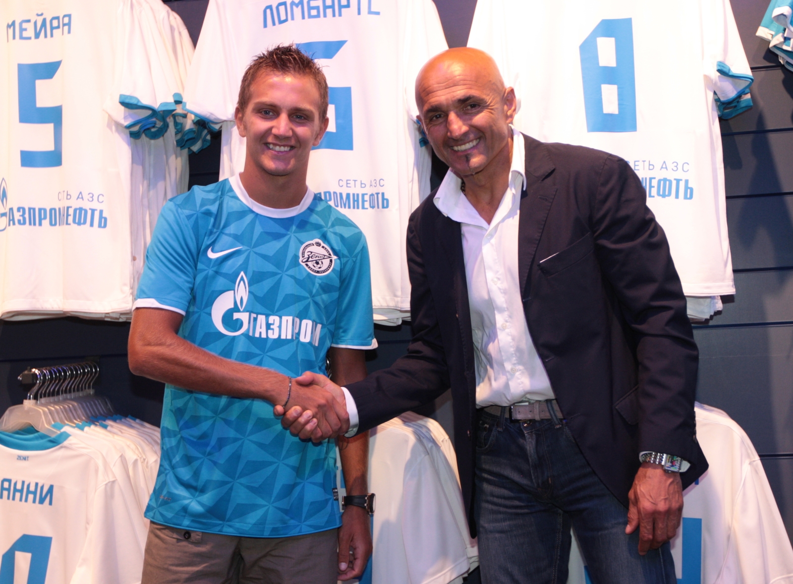 Брифинг Доменико Кришито и Лучано Спаллетти