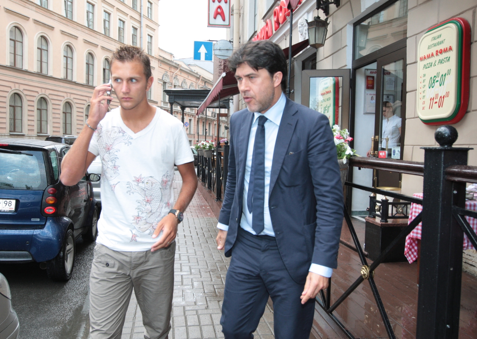 Приезд нового итальянского футболиста Доменико Кришито