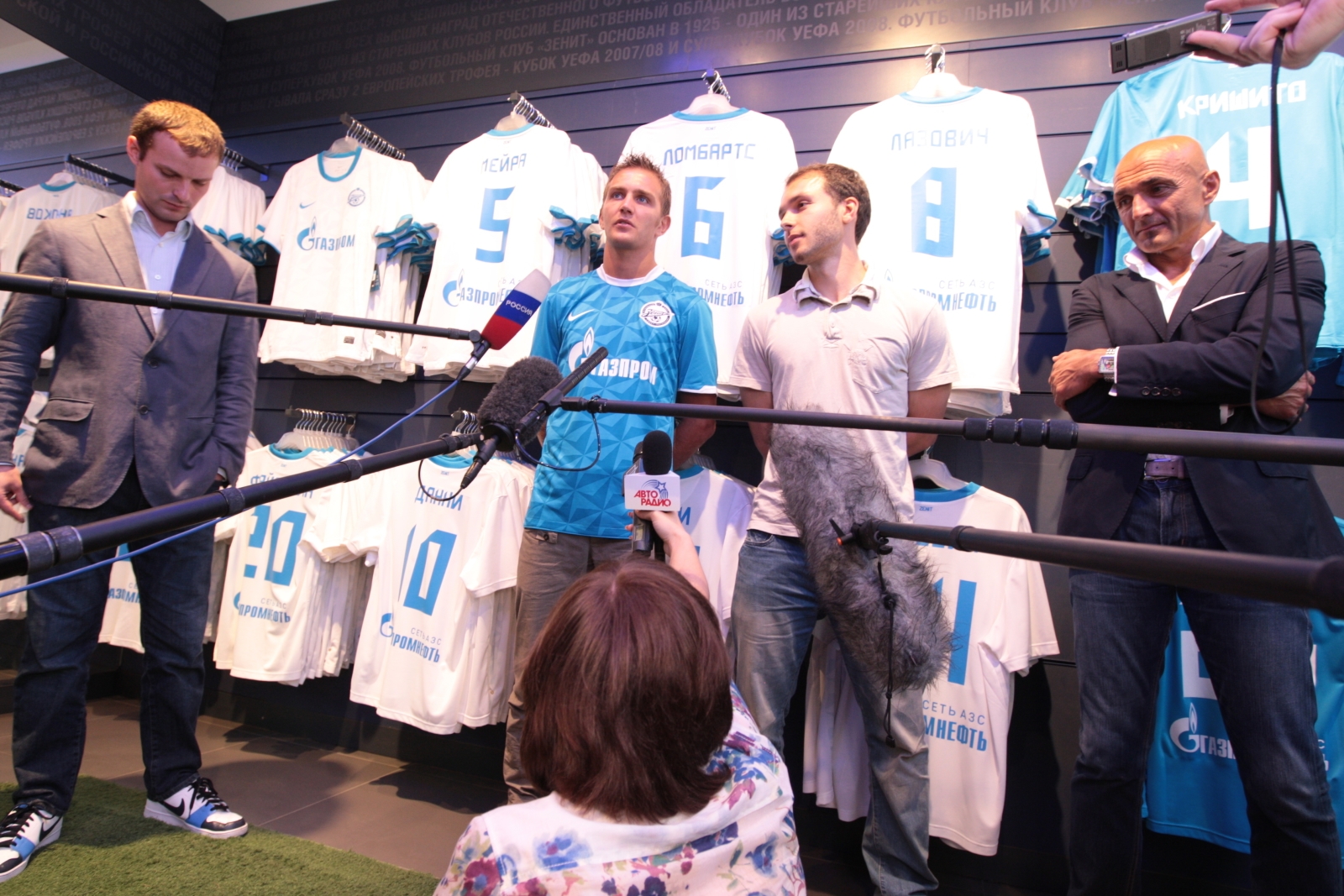 Брифинг Доменико Кришито и Лучано Спаллетти