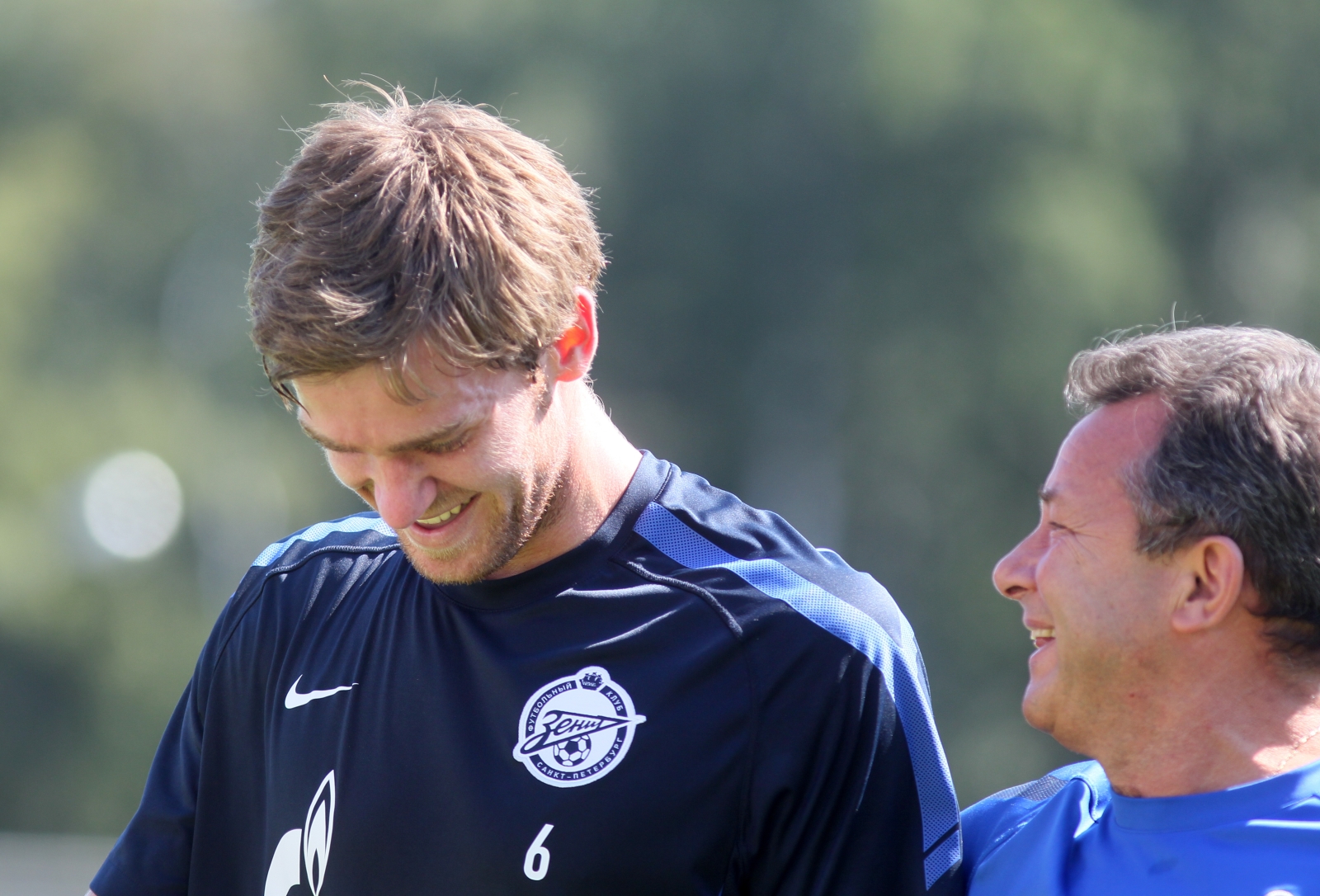 Открытая тренировка «Зенита» в преддверии матча ЦСКА—Зенит