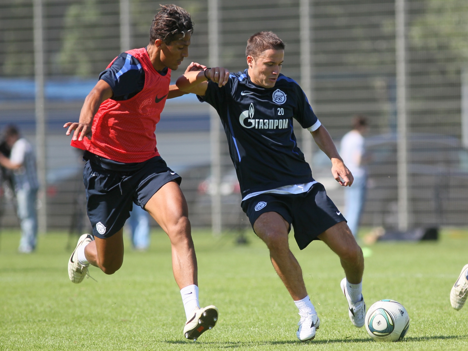 Открытая тренировка «Зенита» в преддверии матча ЦСКА—Зенит