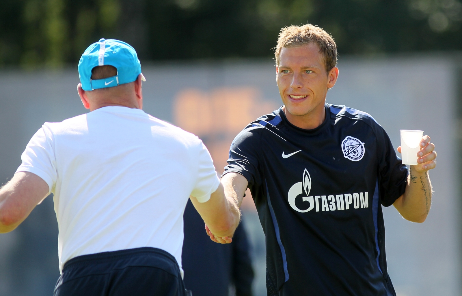 Открытая тренировка «Зенита» в преддверии матча ЦСКА—Зенит