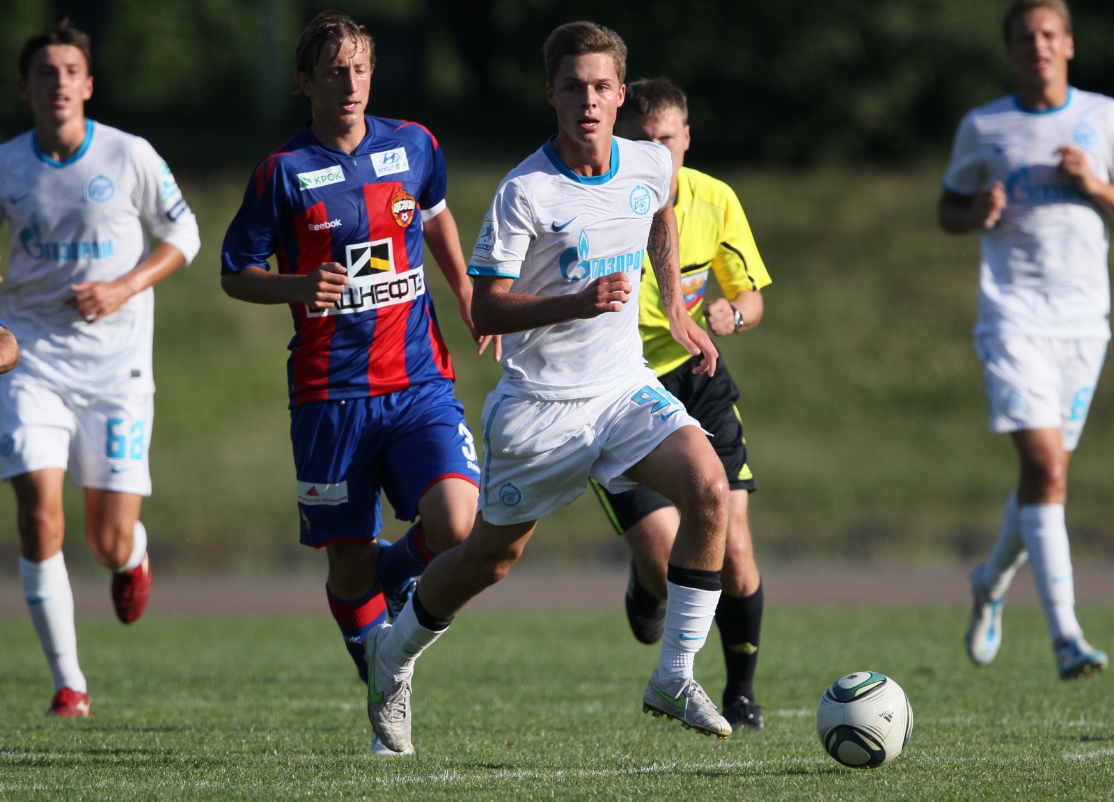 Первенство молодежных составов 2011/2012 года. Футбольный матч ЦСКА—Зенит