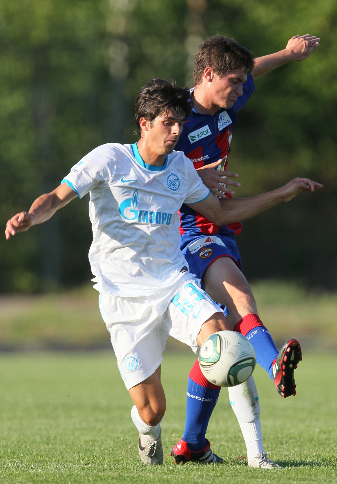 Первенство молодежных составов 2011/2012 года. Футбольный матч ЦСКА—Зенит