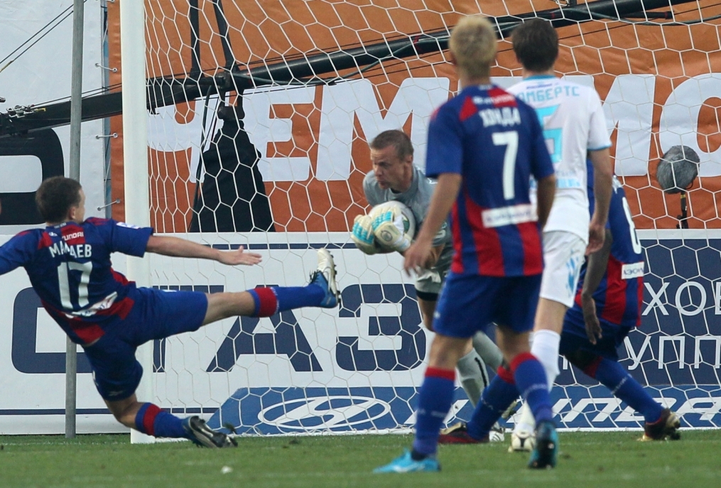 Чемпионат России 2011/2012 года. Матч ЦСКА—Зенит