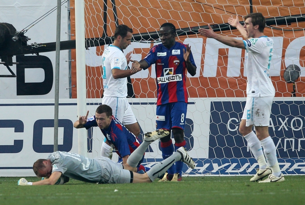 Чемпионат России 2011/2012 года. Матч ЦСКА—Зенит