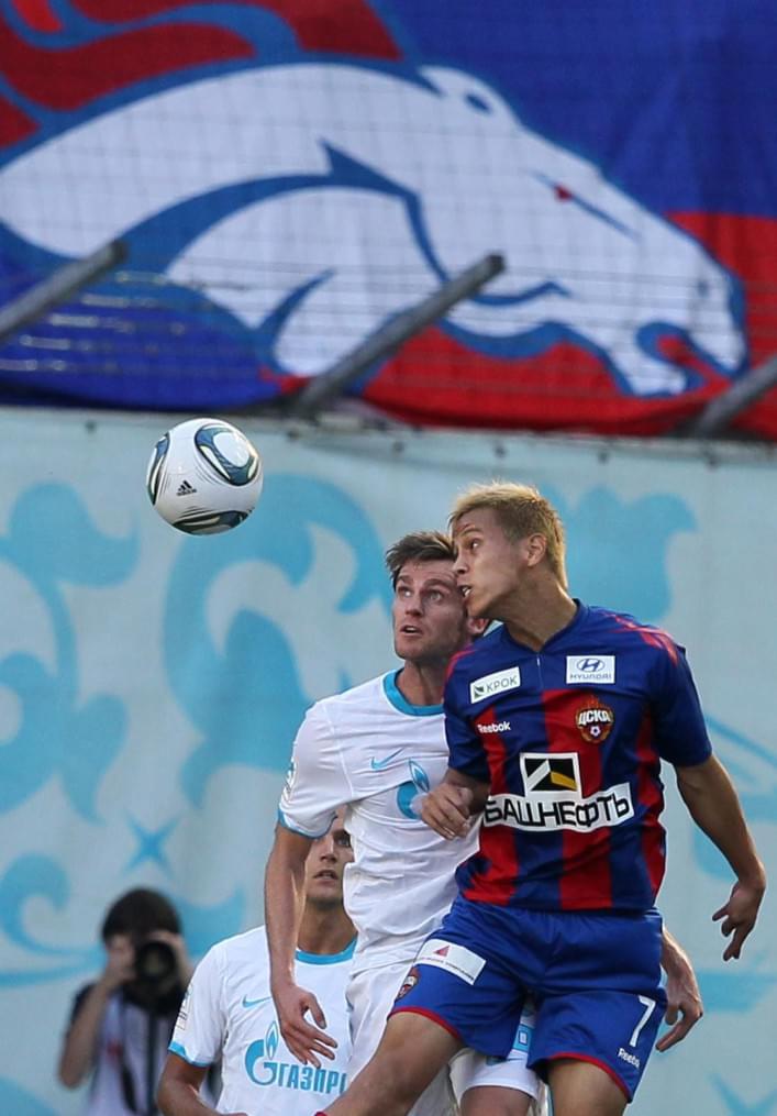 Чемпионат России 2011/2012 года. Матч ЦСКА—Зенит