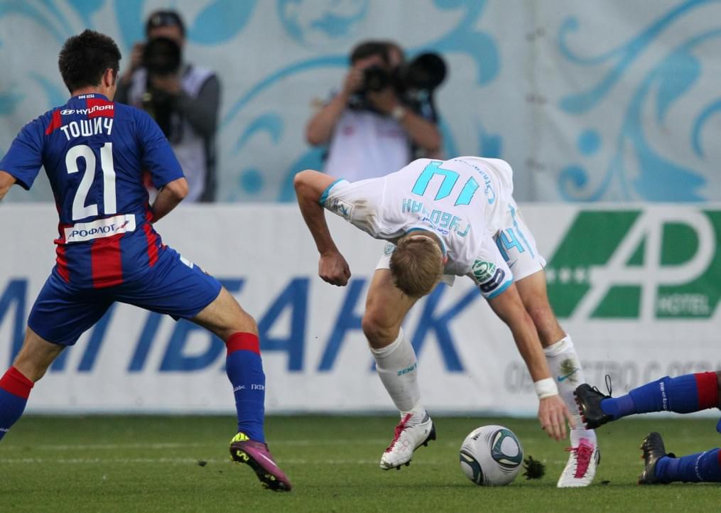 Чемпионат России 2011/2012 года. Матч ЦСКА—Зенит