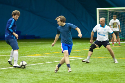 Тренировка сотрудников ФК «Зенит».