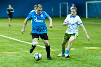 Тренировка сотрудников ФК «Зенит».