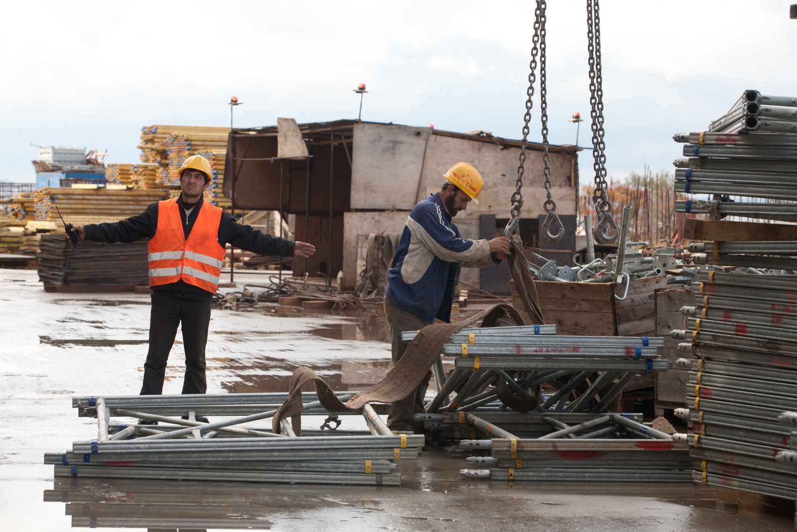 Строительство нового стадиона «Газпром — Арена»