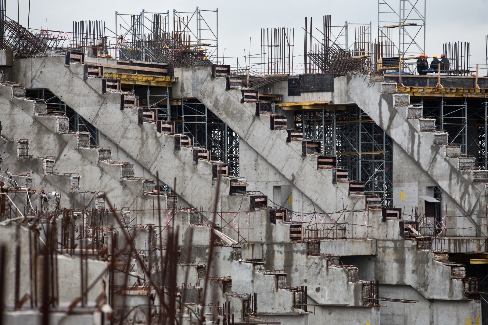 Строительство нового стадиона «Газпром — Арена»