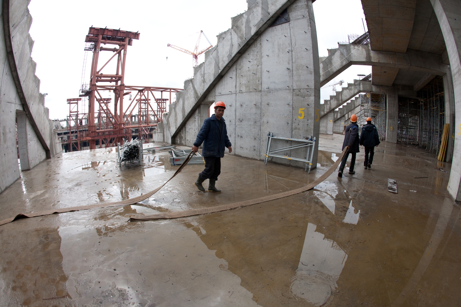 Строительство нового стадиона «Газпром — Арена»