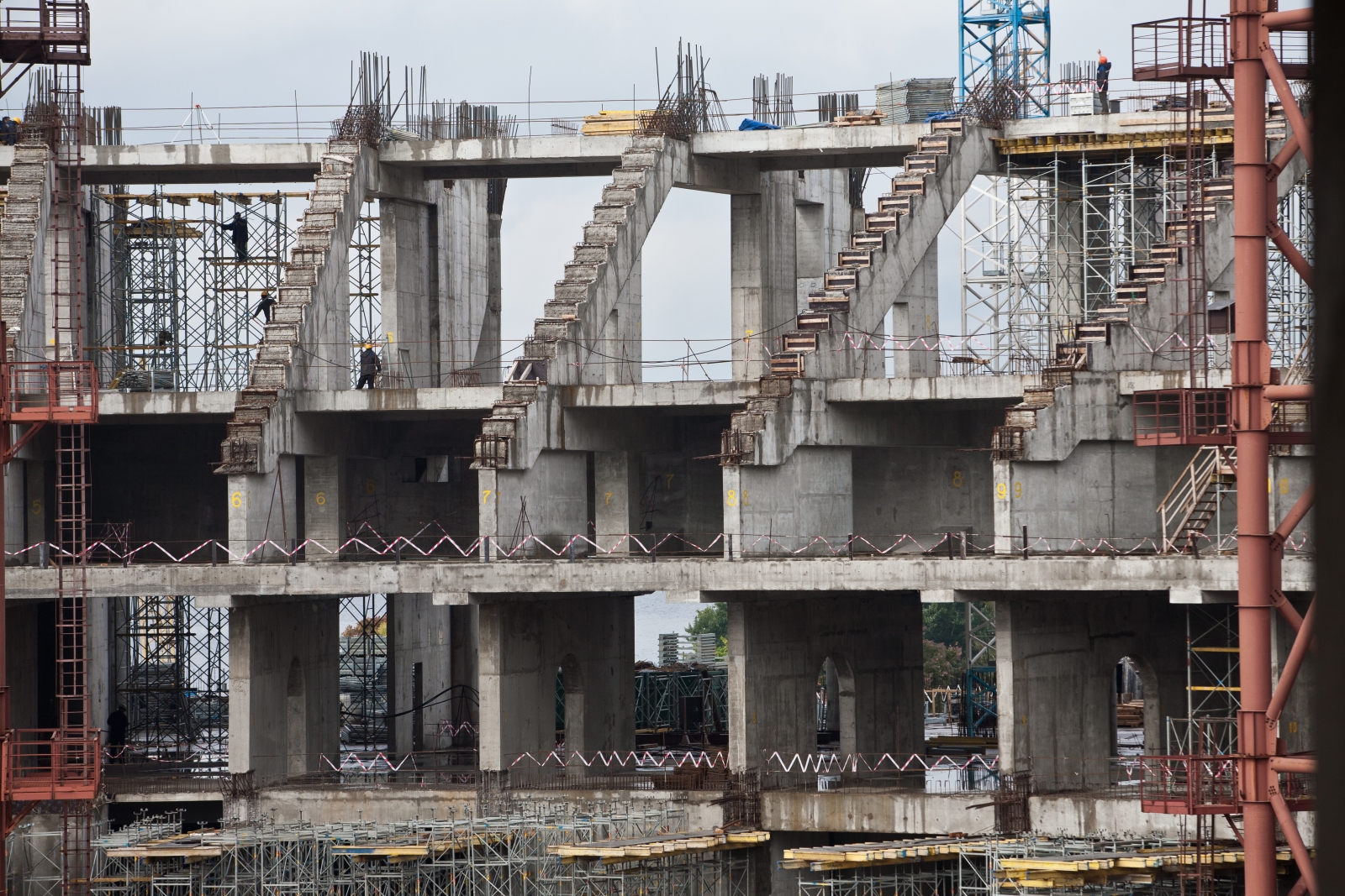 Строительство нового стадиона «Газпром — Арена»