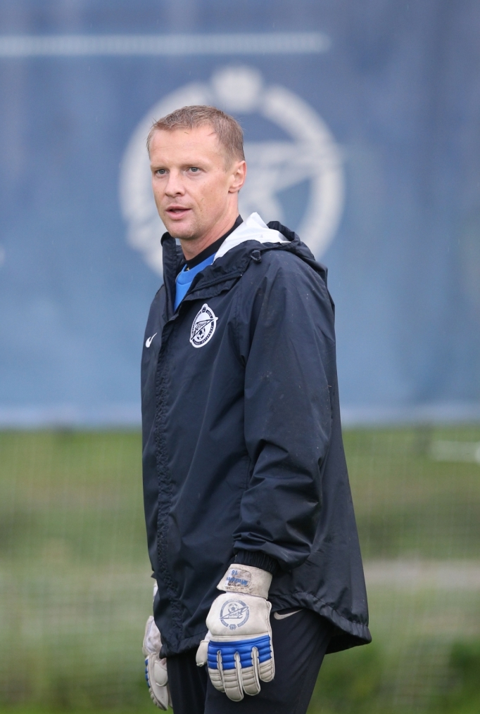 Тренировка перед матчем Зенит—Томь