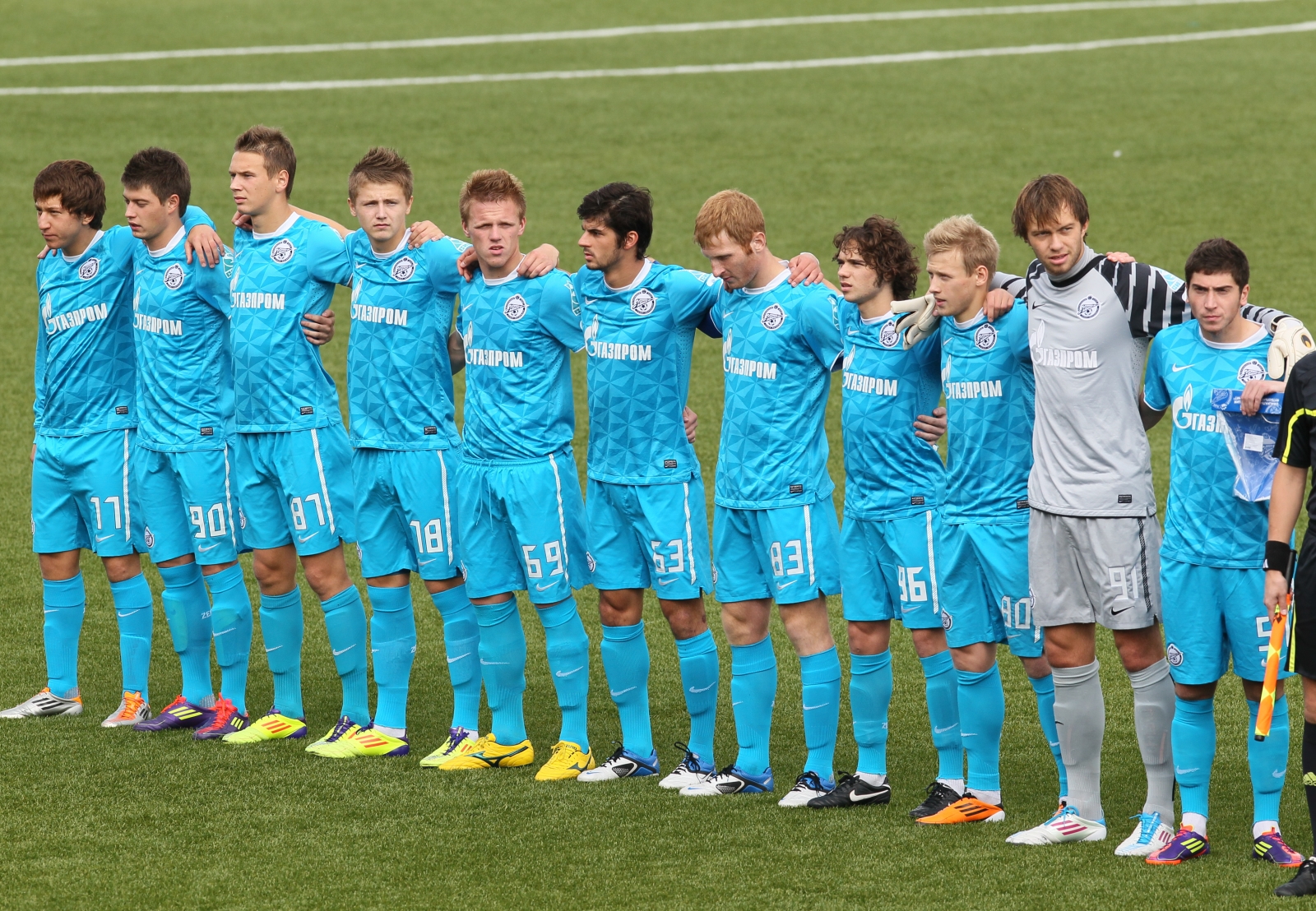 Первенство молодежных составов 2011. Матч Зенит — Томь