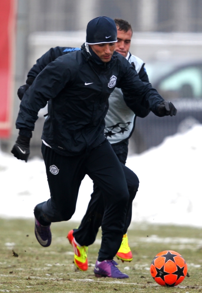 Открытая тренировка «Зенита» перед матчем  Лиги чемпионов УЕФА 2011/2012 с «Бенфикой»