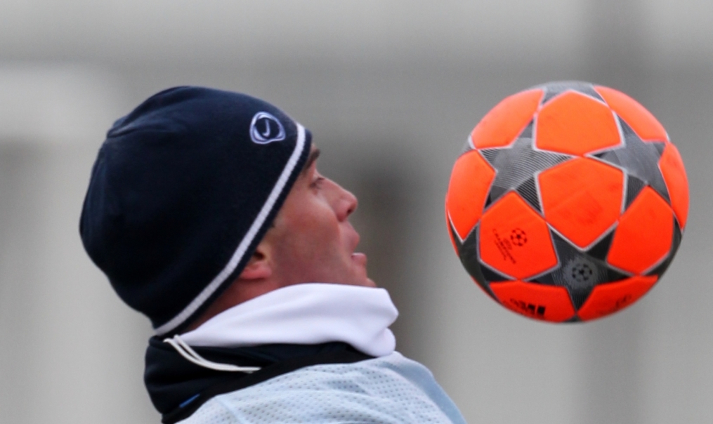 Открытая тренировка «Зенита» перед матчем  Лиги чемпионов УЕФА 2011/2012 с «Бенфикой»