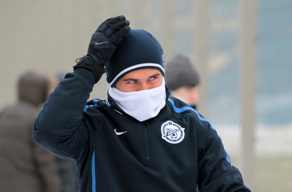 Открытая тренировка «Зенита» перед матчем  Лиги чемпионов УЕФА 2011/2012 с «Бенфикой»