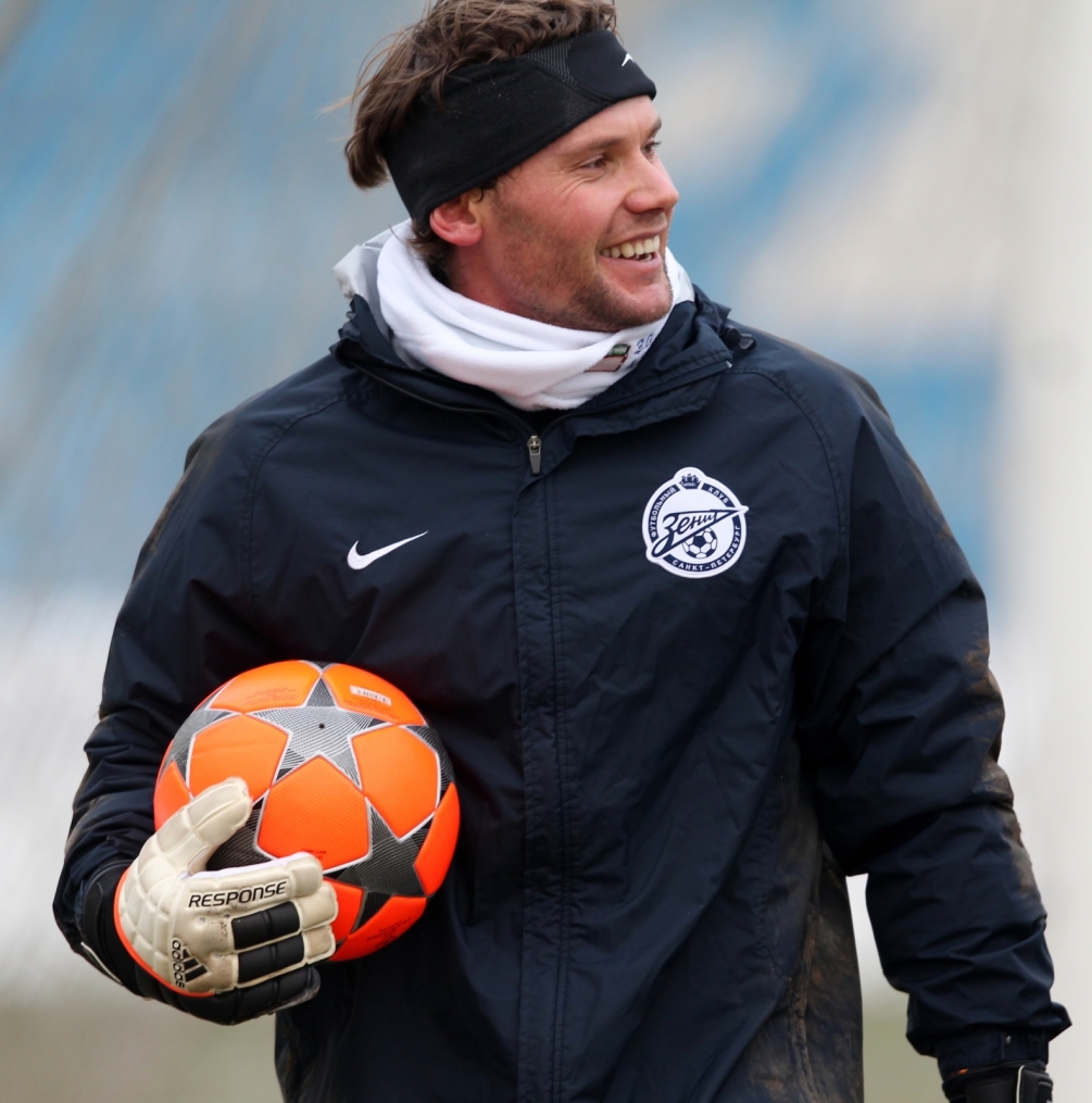 Открытая тренировка «Зенита» перед матчем  Лиги чемпионов УЕФА 2011/2012 с «Бенфикой»