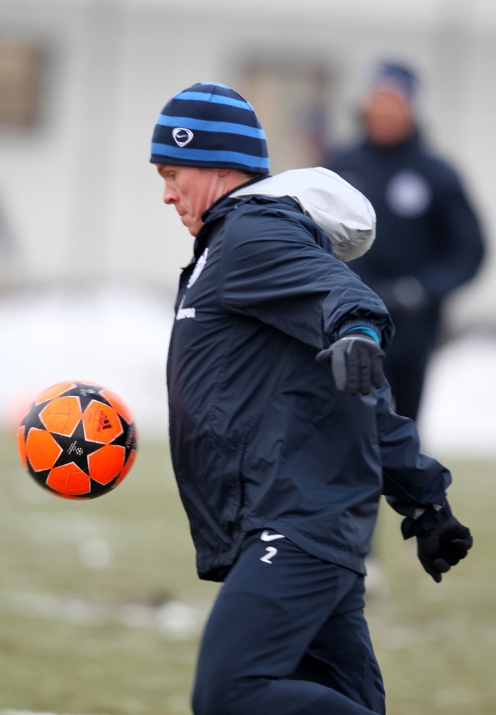 Открытая тренировка «Зенита» перед матчем  Лиги чемпионов УЕФА 2011/2012 с «Бенфикой»