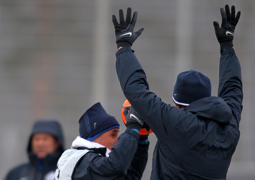 Открытая тренировка «Зенита» перед матчем  Лиги чемпионов УЕФА 2011/2012 с «Бенфикой»