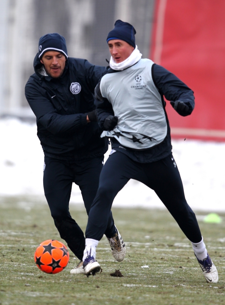 Открытая тренировка «Зенита» перед матчем  Лиги чемпионов УЕФА 2011/2012 с «Бенфикой»