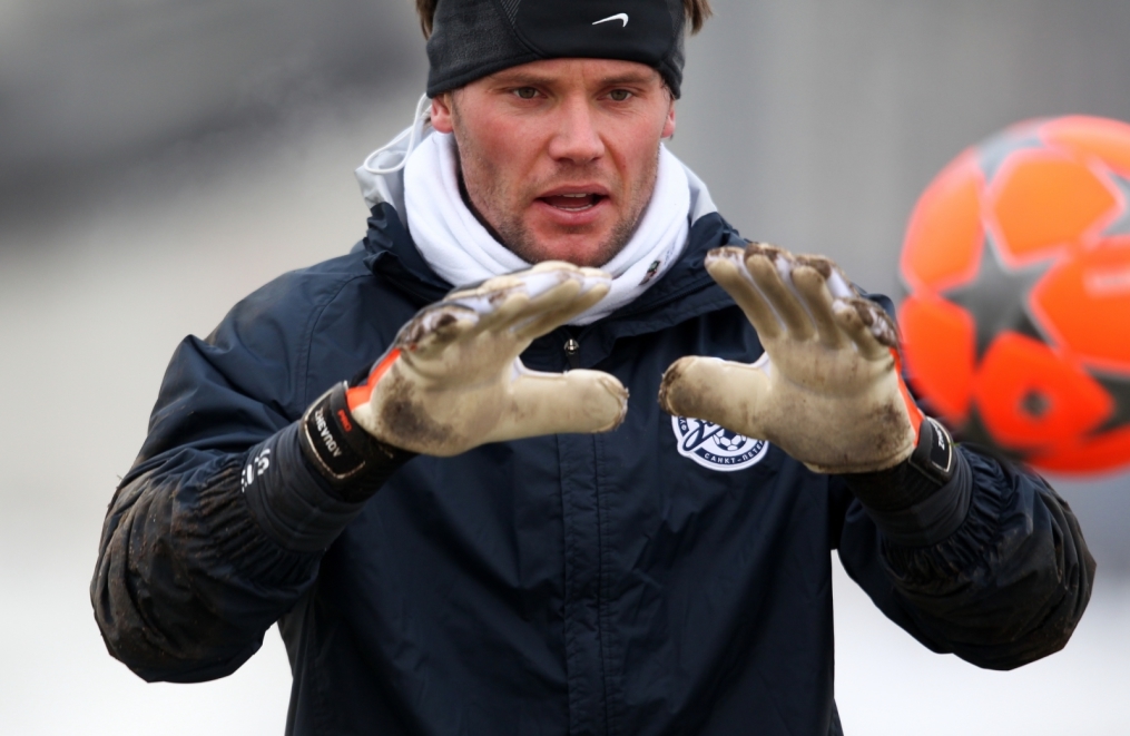 Открытая тренировка «Зенита» перед матчем  Лиги чемпионов УЕФА 2011/2012 с «Бенфикой»