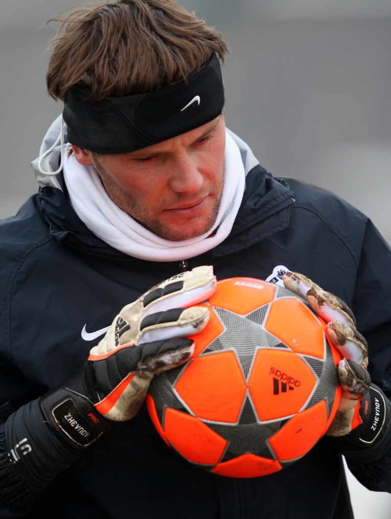 Открытая тренировка «Зенита» перед матчем  Лиги чемпионов УЕФА 2011/2012 с «Бенфикой»