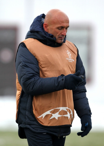 Открытая тренировка «Зенита» перед матчем  Лиги чемпионов УЕФА 2011/2012 с «Бенфикой»