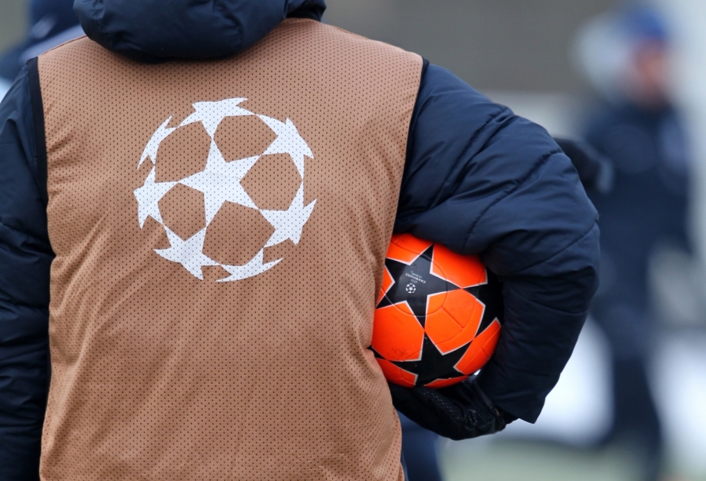 Открытая тренировка «Зенита»  перед матчем 1/8 финала Лиги чемпионов УЕФА 2011/2012 с Бенфикой