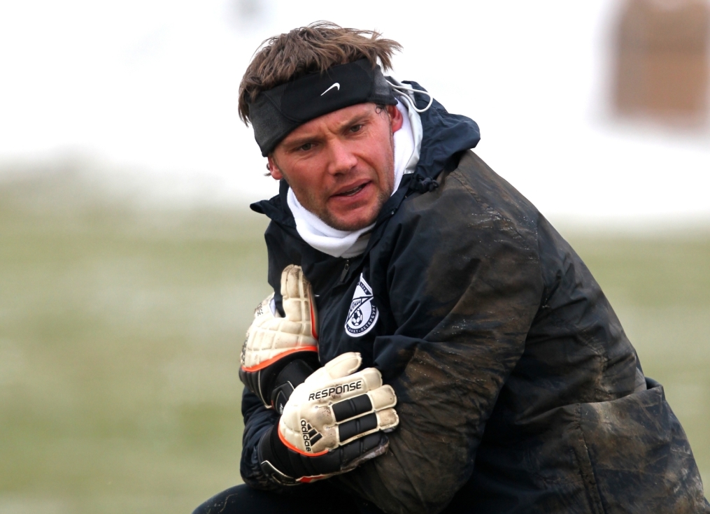 Открытая тренировка «Зенита»  перед матчем 1/8 финала Лиги чемпионов УЕФА 2011/2012 с Бенфикой