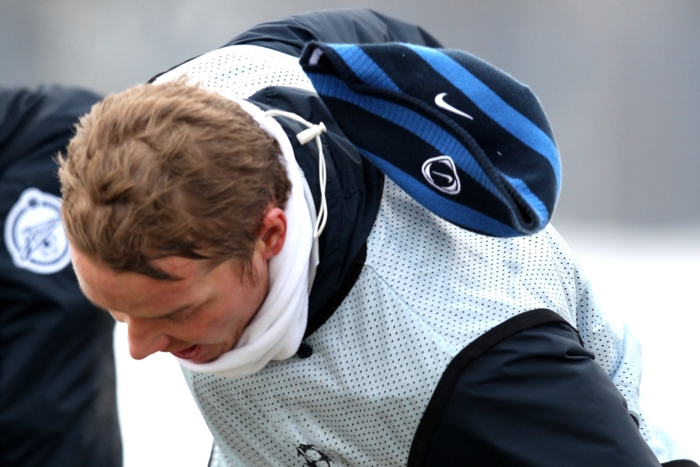 Открытая тренировка «Зенита»  перед матчем 1/8 финала Лиги чемпионов УЕФА 2011/2012 с Бенфикой