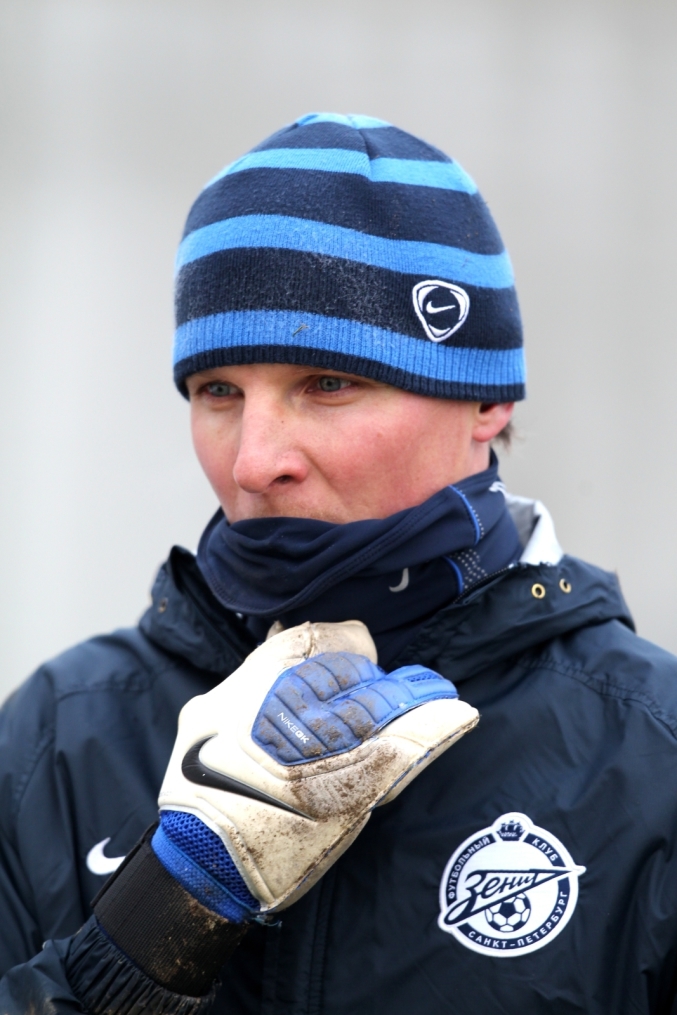 Открытая тренировка «Зенита»  перед матчем 1/8 финала Лиги чемпионов УЕФА 2011/2012 с Бенфикой