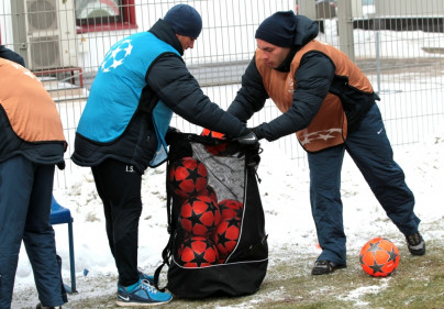 Открытая тренировка «Зенита»  перед матчем 1/8 финала Лиги чемпионов УЕФА 2011/2012 с Бенфикой