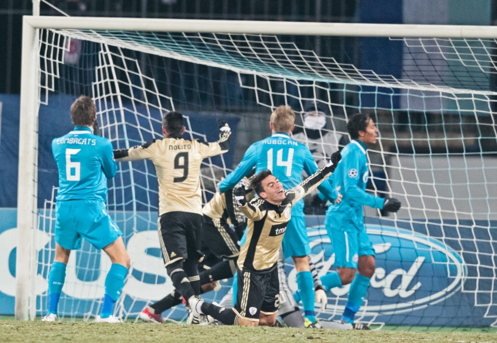 Лиги чемпионов УЕФА 2011/2012, Зенит—Бенфика