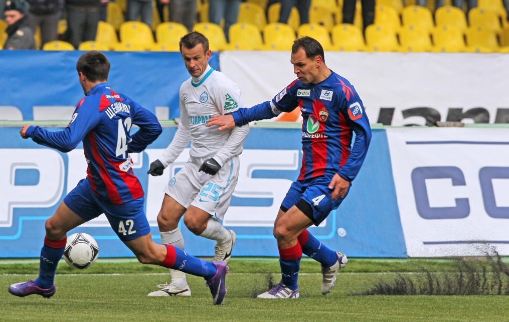 Чемпионат России 2011—2012,  матч ЦСКА — Зенит