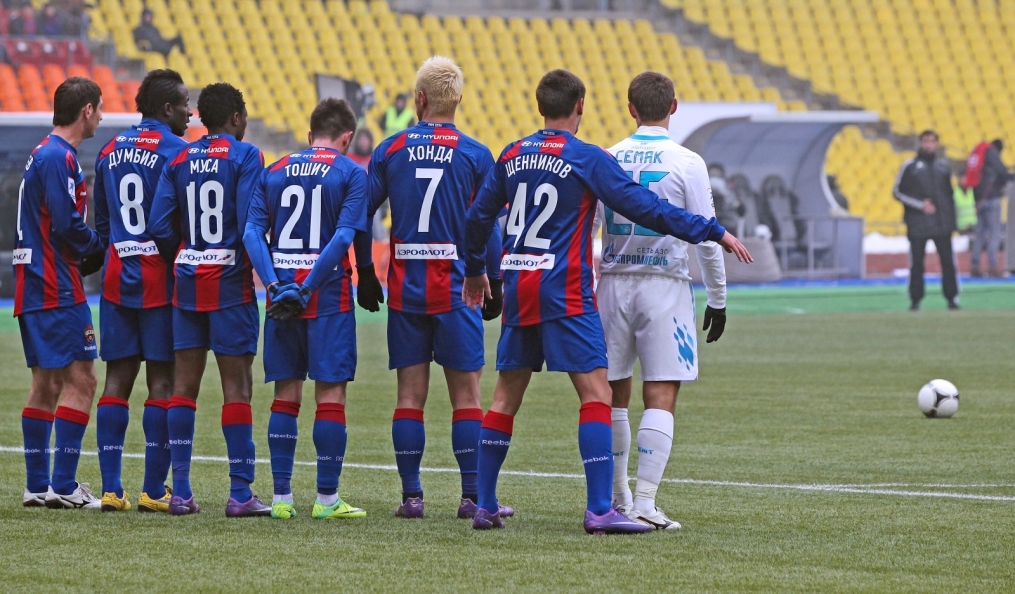 Чемпионат России 2011—2012,  матч ЦСКА — Зенит