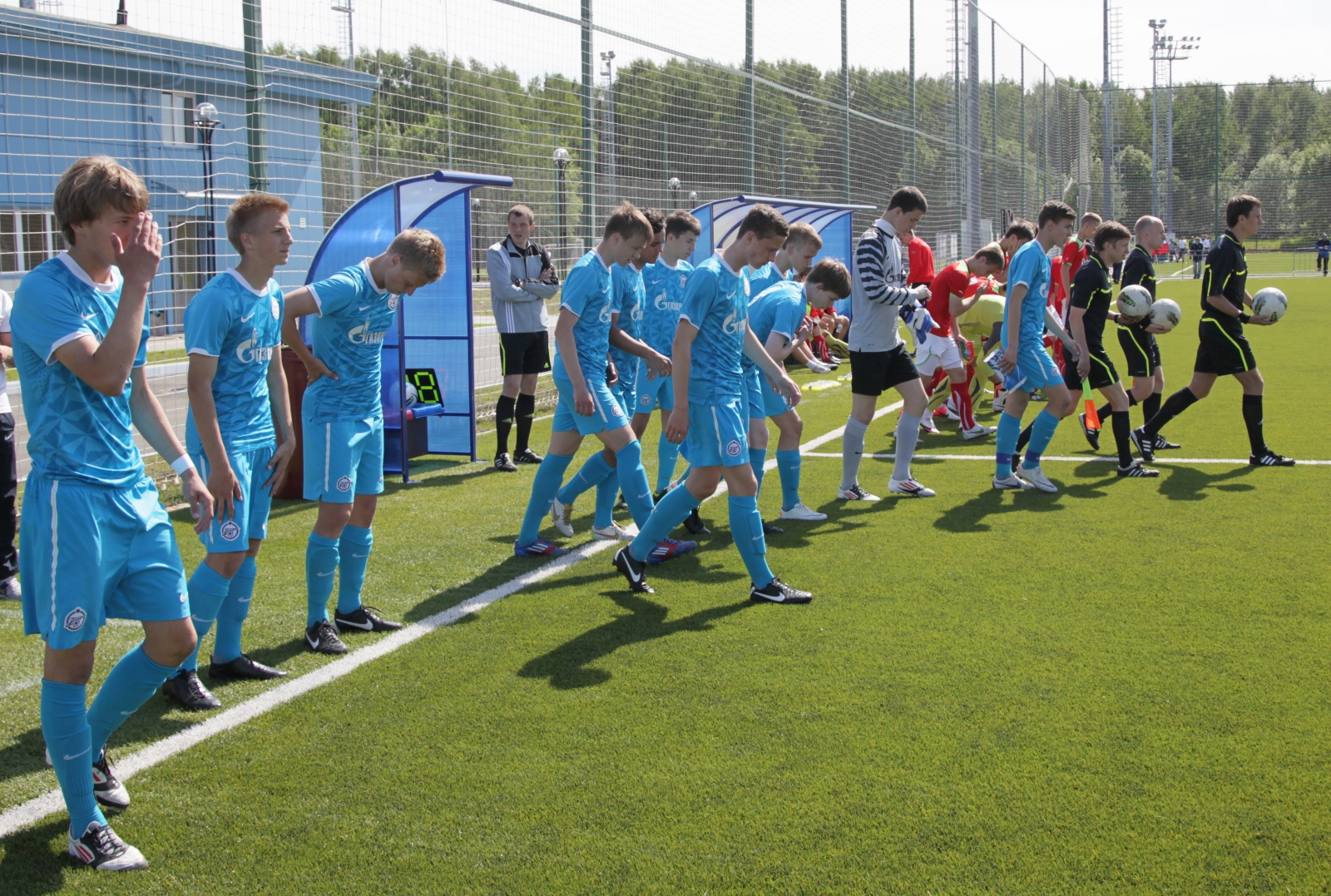 Первый юношеский турнир по футболу на Кубок Дмитрия Бесова. Матч Зенит U16 — Локомотив U16