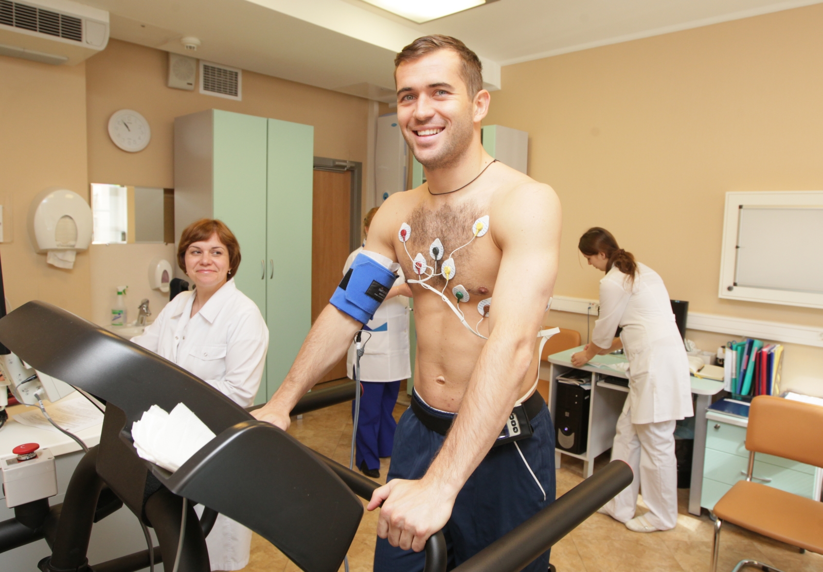 Медосмотр футболистов ФК «Зенит»