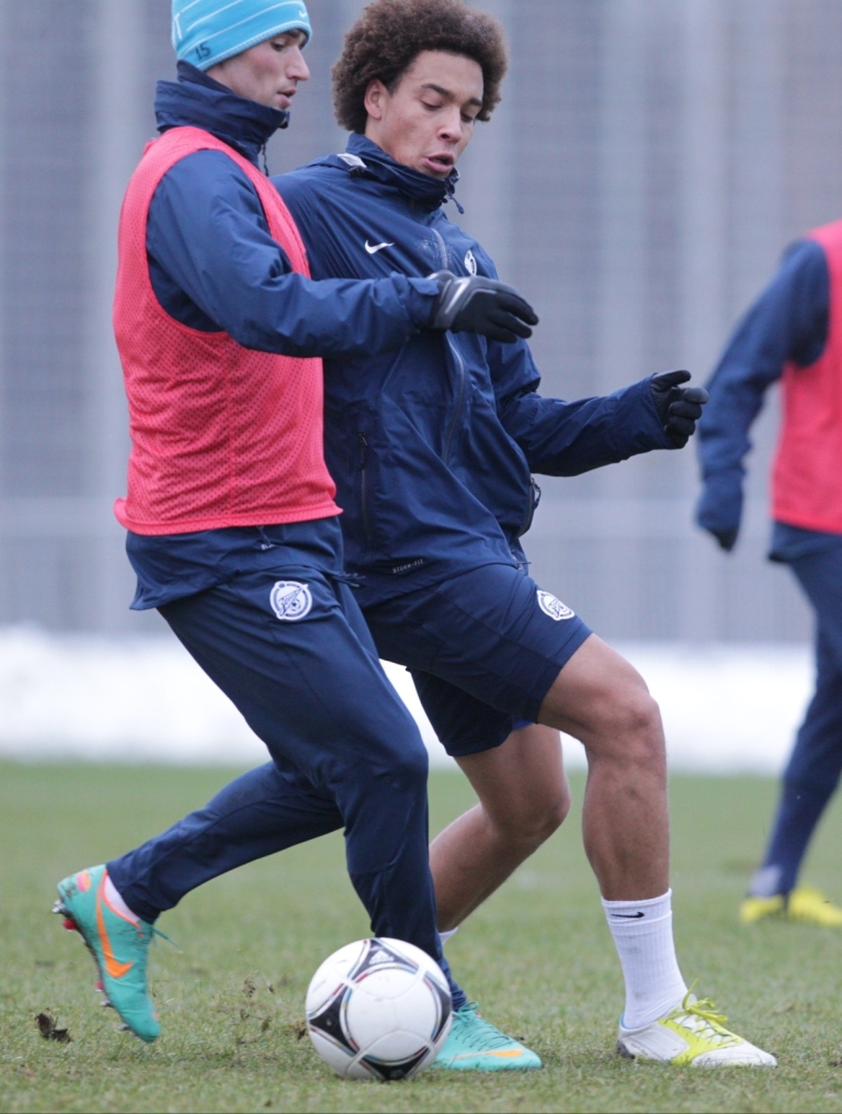 Тренировка перед матчем «Зенит» — «Ростов»