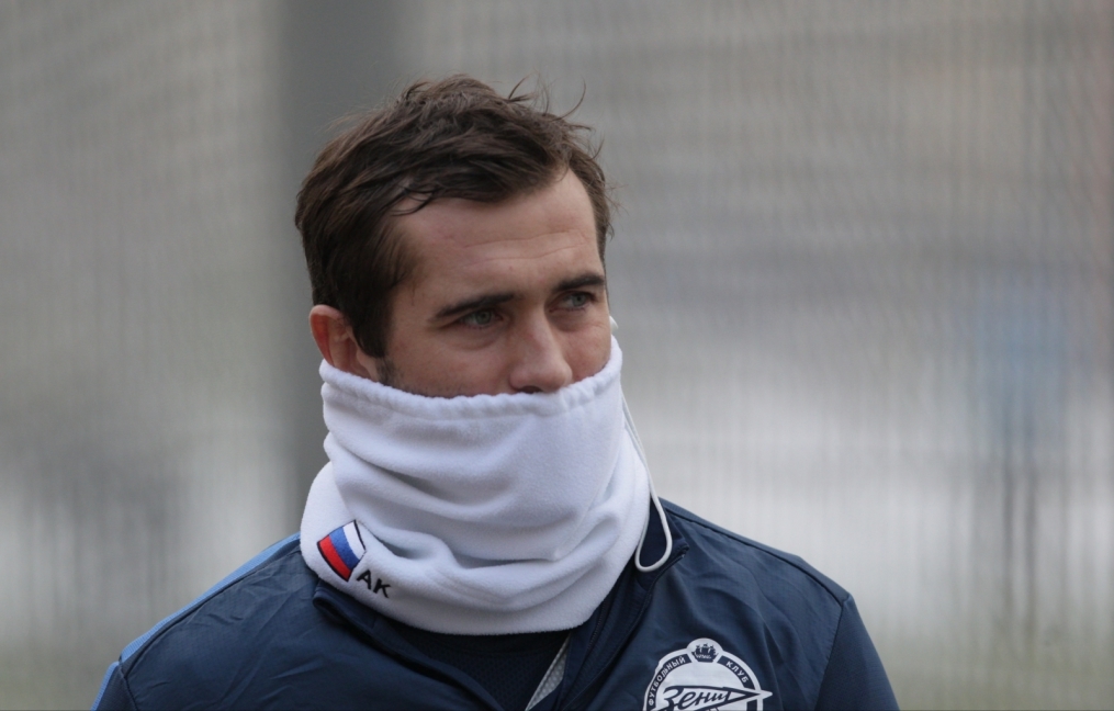 Тренировка перед матчем «Зенит» — «Ростов»