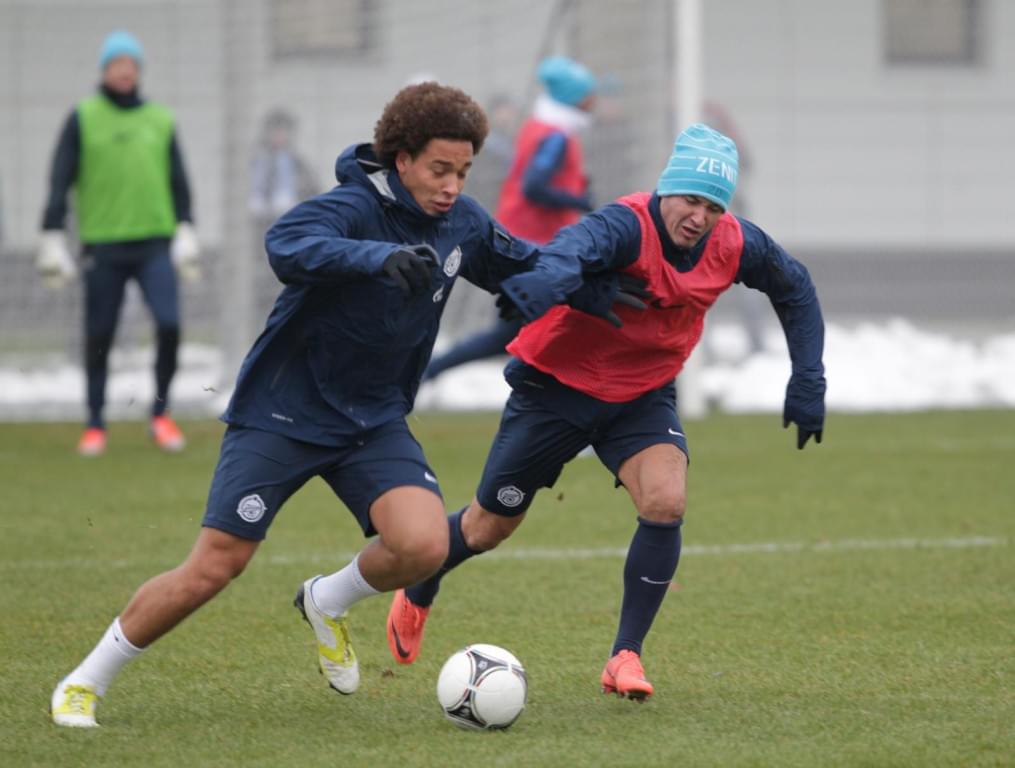 Тренировка перед матчем «Зенит» — «Ростов»