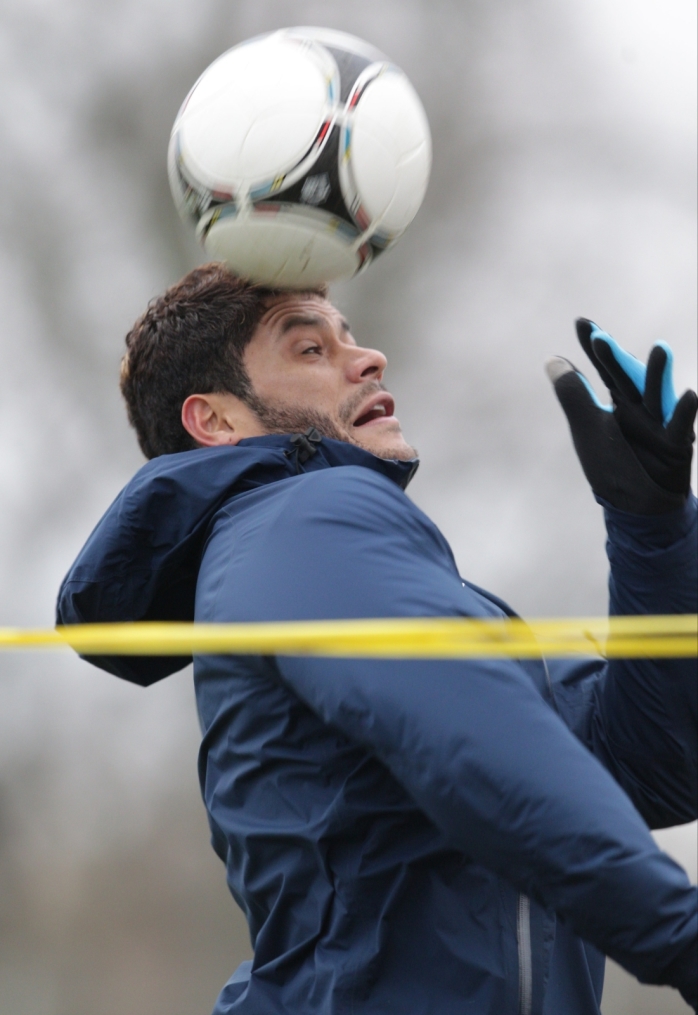 Тренировка перед матчем «Зенит» — «Ростов»