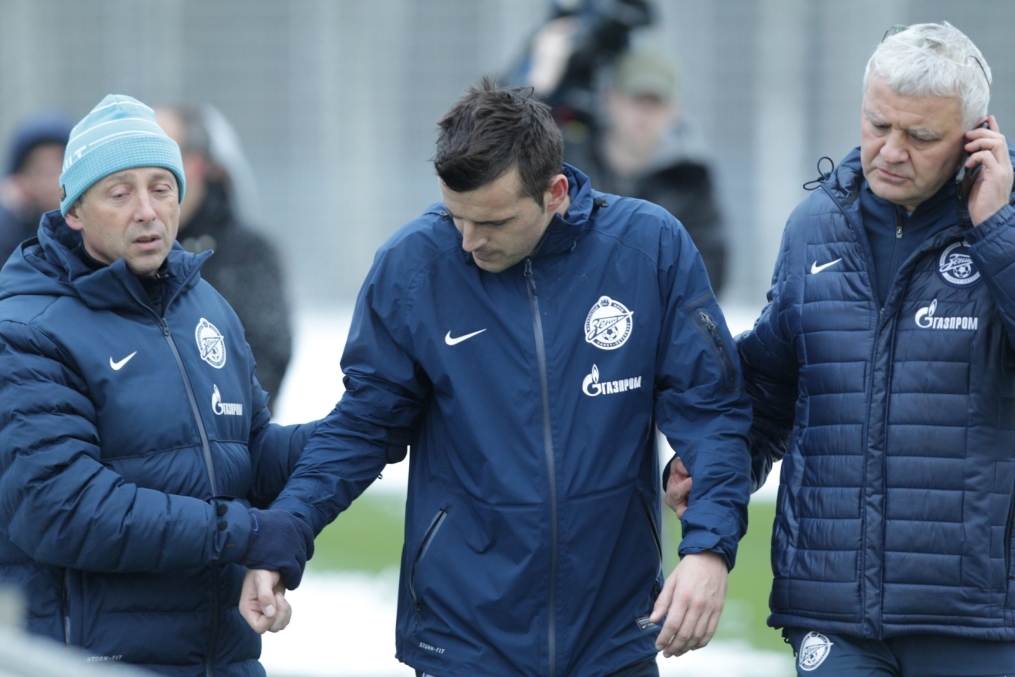 Тренировка перед матчем «Зенит» — «Ростов»