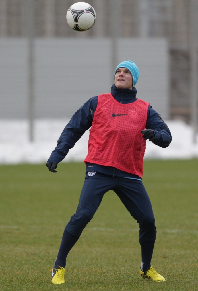 Тренировка перед матчем «Зенит» — «Ростов»